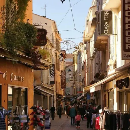 In The Heart Of Le Suquet Beautiful With Quiet Balcony *