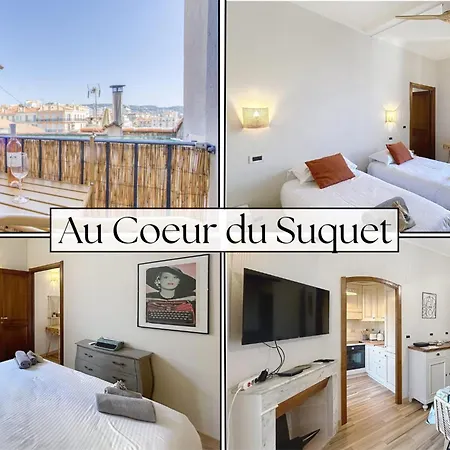 In The Heart Of Le Suquet Beautiful With Quiet Balcony Apartment Cannes